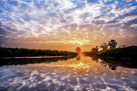 Clouds in the mirror