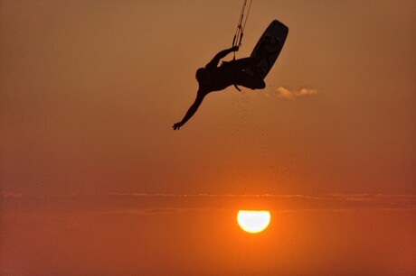 Sunset Kiting