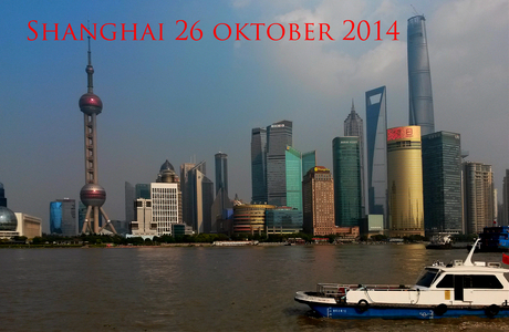 Shanghai zondag 26 oktober 2014