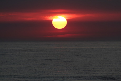 Zonsondergang op Zandvoort