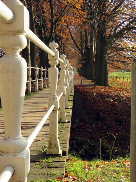 Brug bij Kasteel Sjaloen Valkenburg