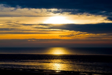 Wadden bij avond