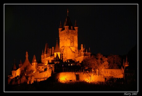 Burg Cochem by Night