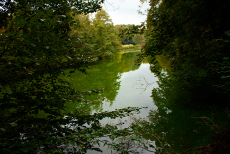 Slotgracht bij slot Munster