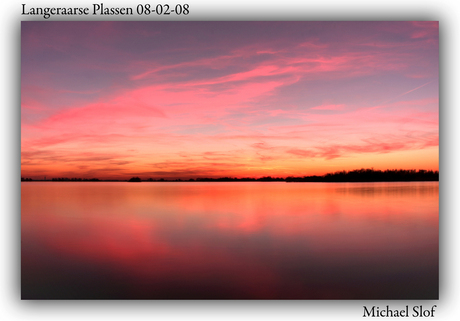 Langeraarse Plassen Sunset