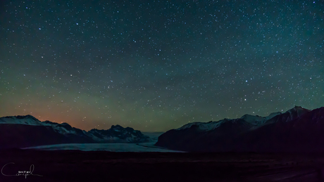 Stars above Svínafellsjökull