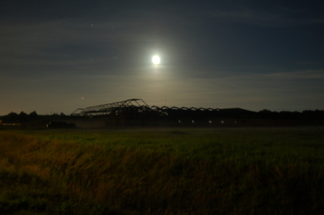 Manege in de nacht