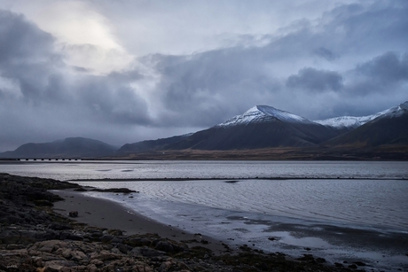 Brakarsund IJsland, slecht weer