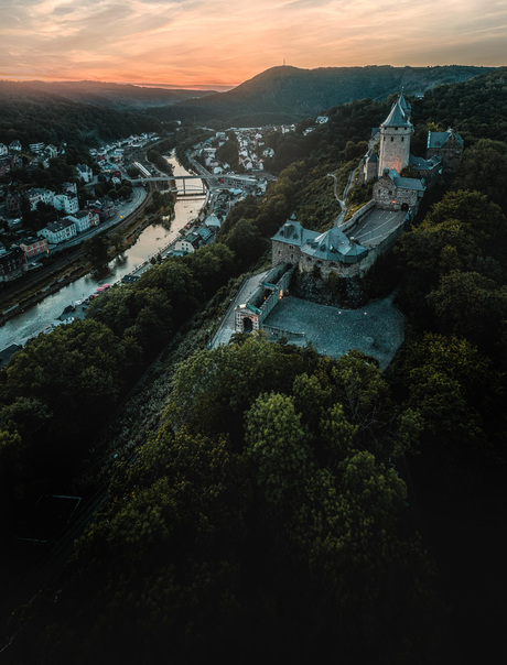 Burg Altena - Zonsondergang
