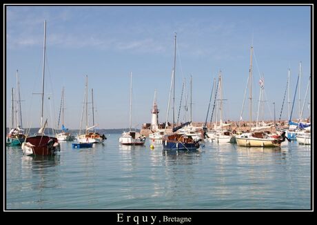 De haven in Erguy