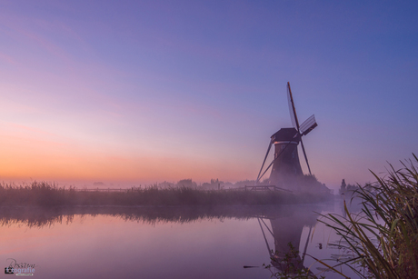 Zonsopkomst Boezemmolen No. 6, Haastrecht