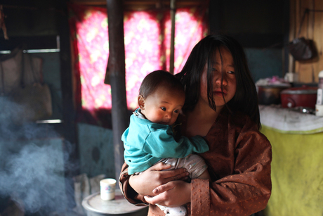 Moeder & Dochter, Bhutan