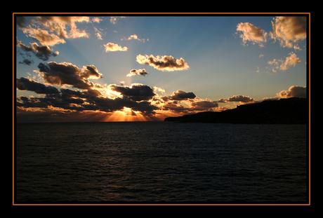 zonsondergang op Gozo