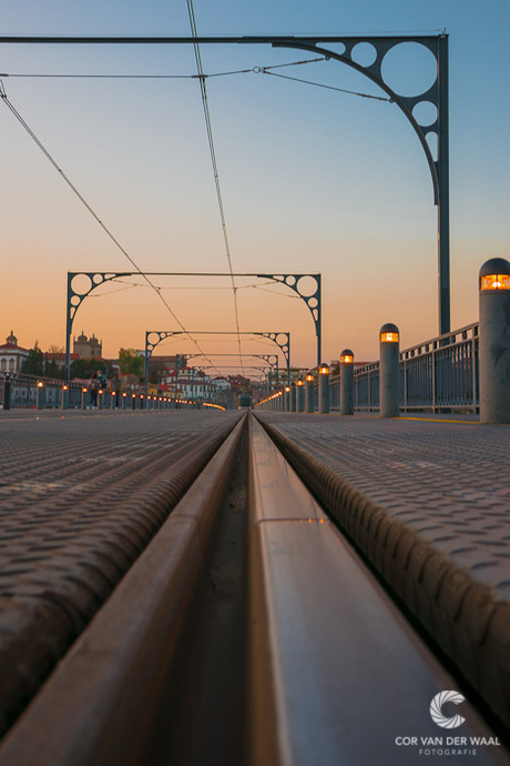 Spoorbrug in Porto