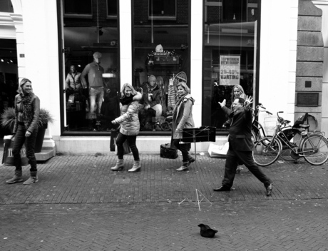 Straat scene, Arnhem