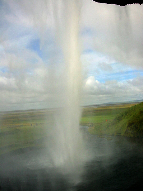 waterval in ijsland