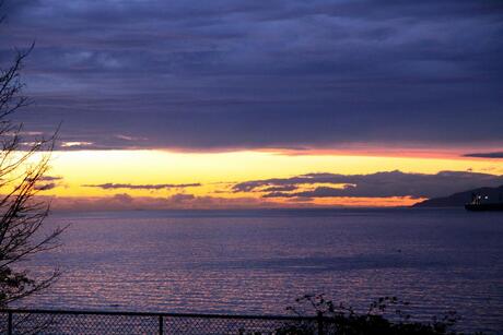 sunset in Kitsilamo Vancouver