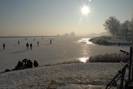 Schaatsen op de Kreek