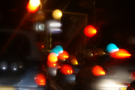 verkeerslicht in Rotterdam