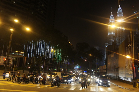 Traffic Jam at night