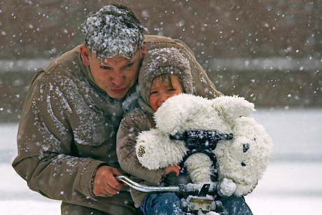 Man-kind-sneeuw