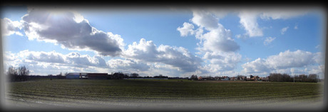 Panorama akkerland