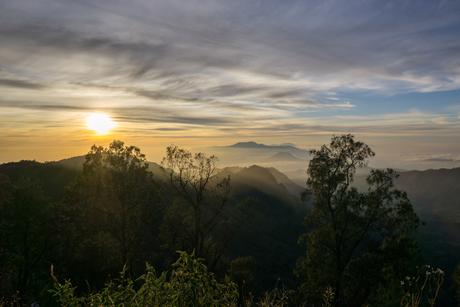 Zonsopkomst bij de Bromo vulkaan