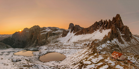 Paternkofel in de morgen