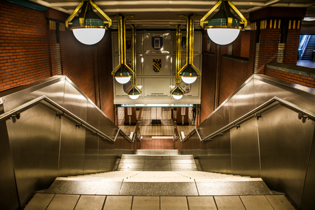 metrostation in Berlijn halte Wittenau