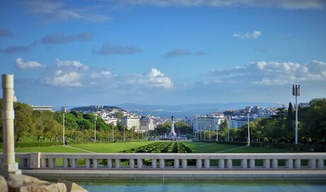 Zicht op Lissabon