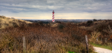 pad naar de vuurtoren