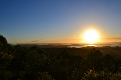 Australië, zonsondergang