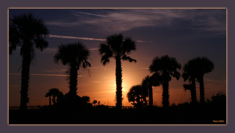 Zonsondergang Sand Key