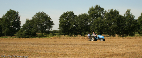 Trekker in het land