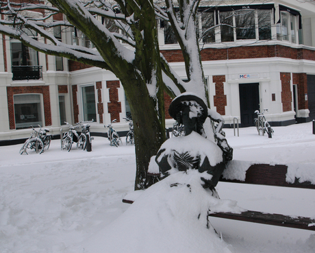 Den Haag in de sneeuw