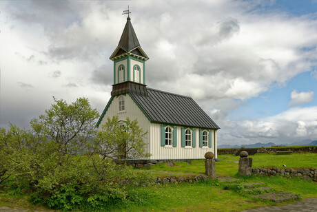 IJsland thingvellir kerk
