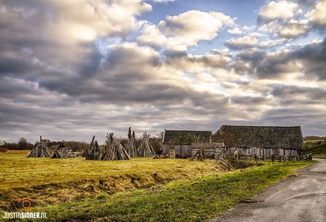 Landschap van Texel.