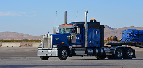 American blue truck