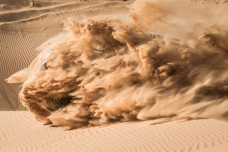 Breaking through the dunes