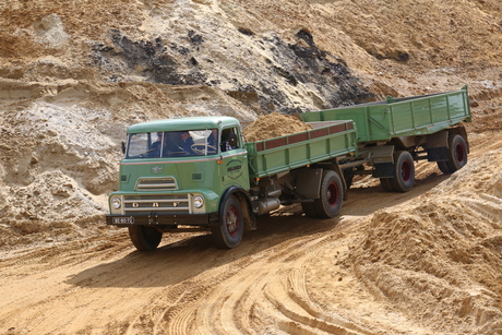 DAF in het zand