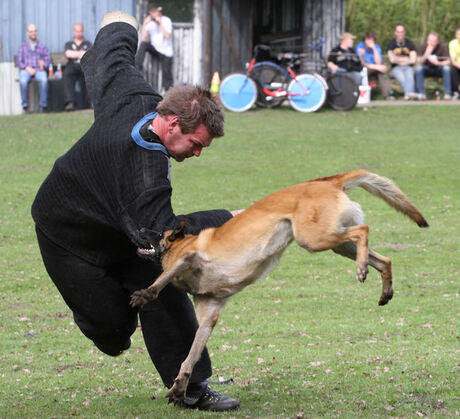 Politie, aanval van achter