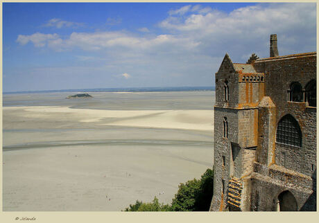 De abdij van de Mont Saint Michel