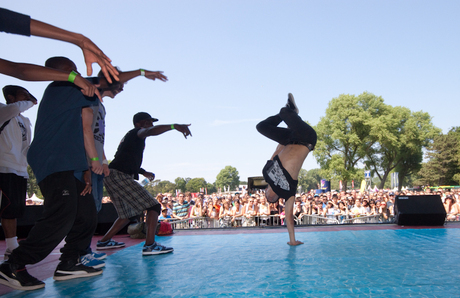 Bboy op parkpop 2010