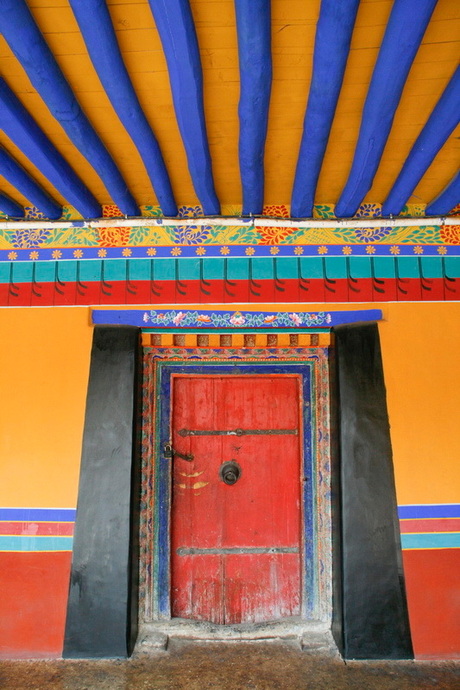 kleurrijke deur
