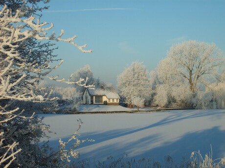 Lingedijk, nabij Asperen