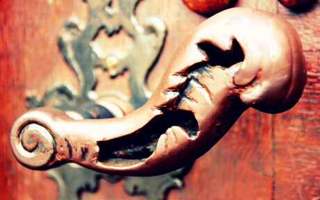Detail deurknop