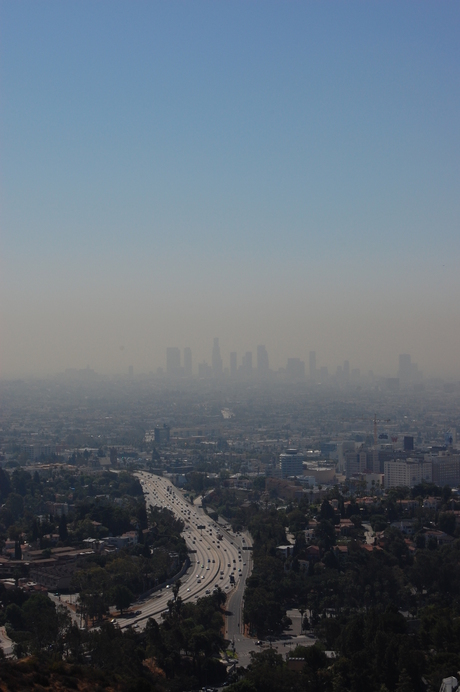De smog over Los Angeles