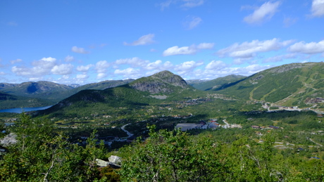 Landschap around Hartevassnutane