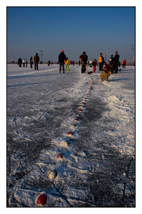 Schaatsbaan maken