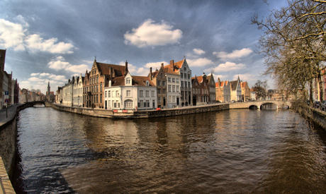 Brugge from fish-eye